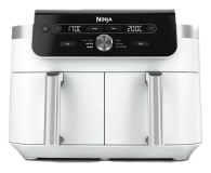 AirFryer i frytkownica beztłuszczowa Ninja Air Fryer DZ901EUWH z podwójnym koszem biały